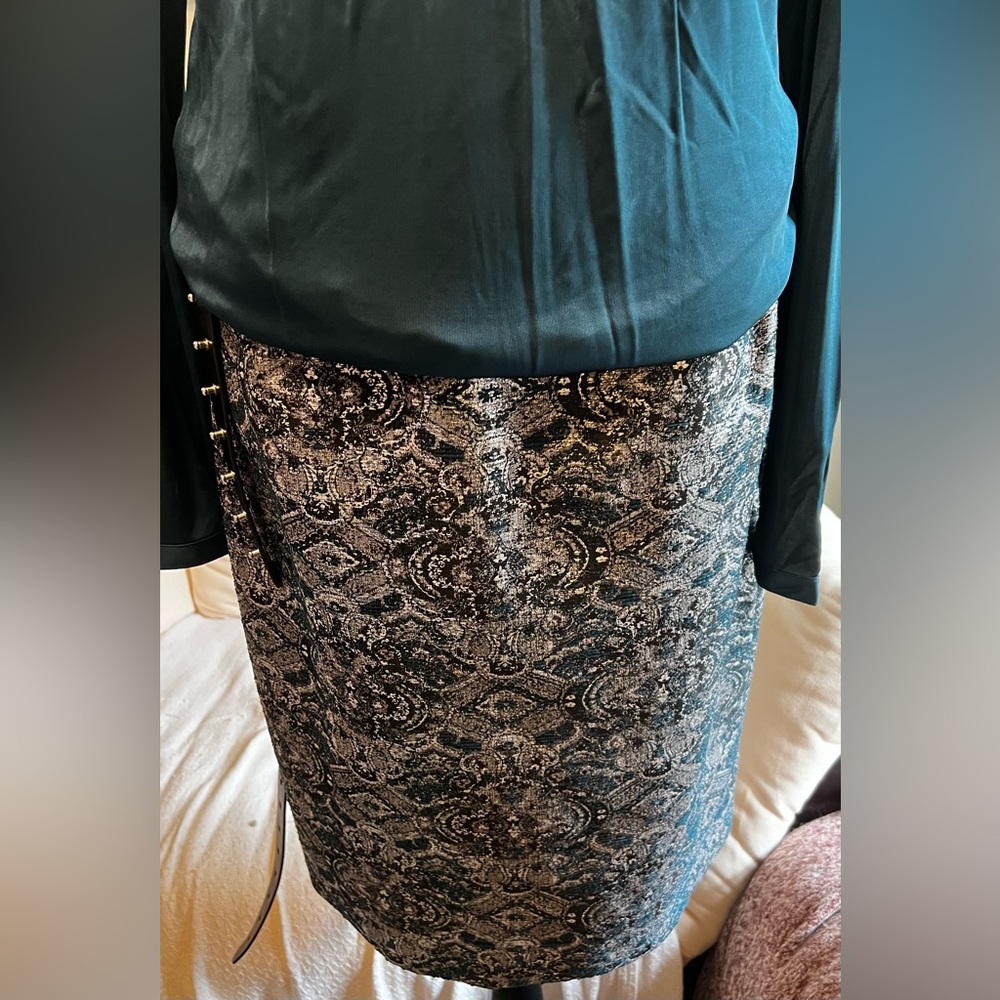 Antonio Melani Jacquard Skirt